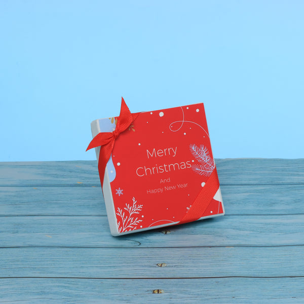 Set of 15 merry christmas designed premium chocolate 4P hard box