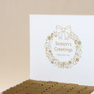 Season's greetings wreath designed premium chocolate extra large hamper