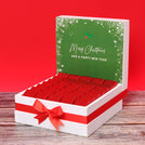 Merry christmas & happy new year designed premium chocolate large hamper