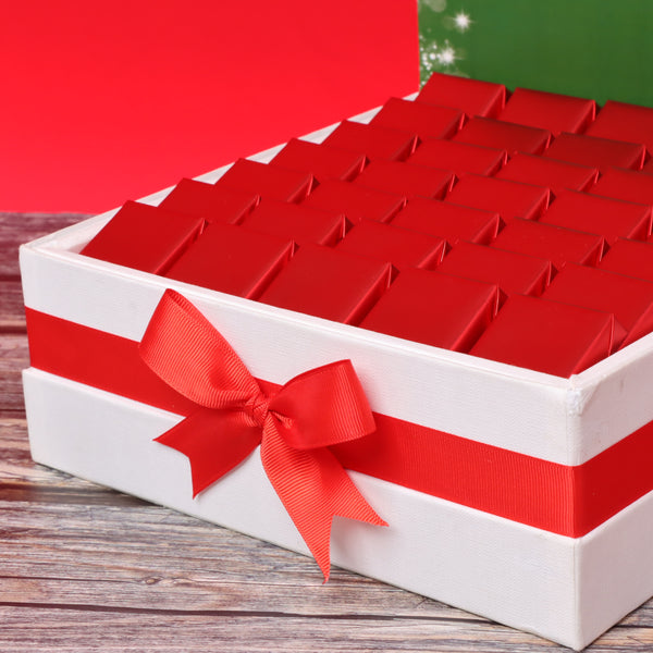 Merry christmas & happy new year designed premium chocolate large hamper