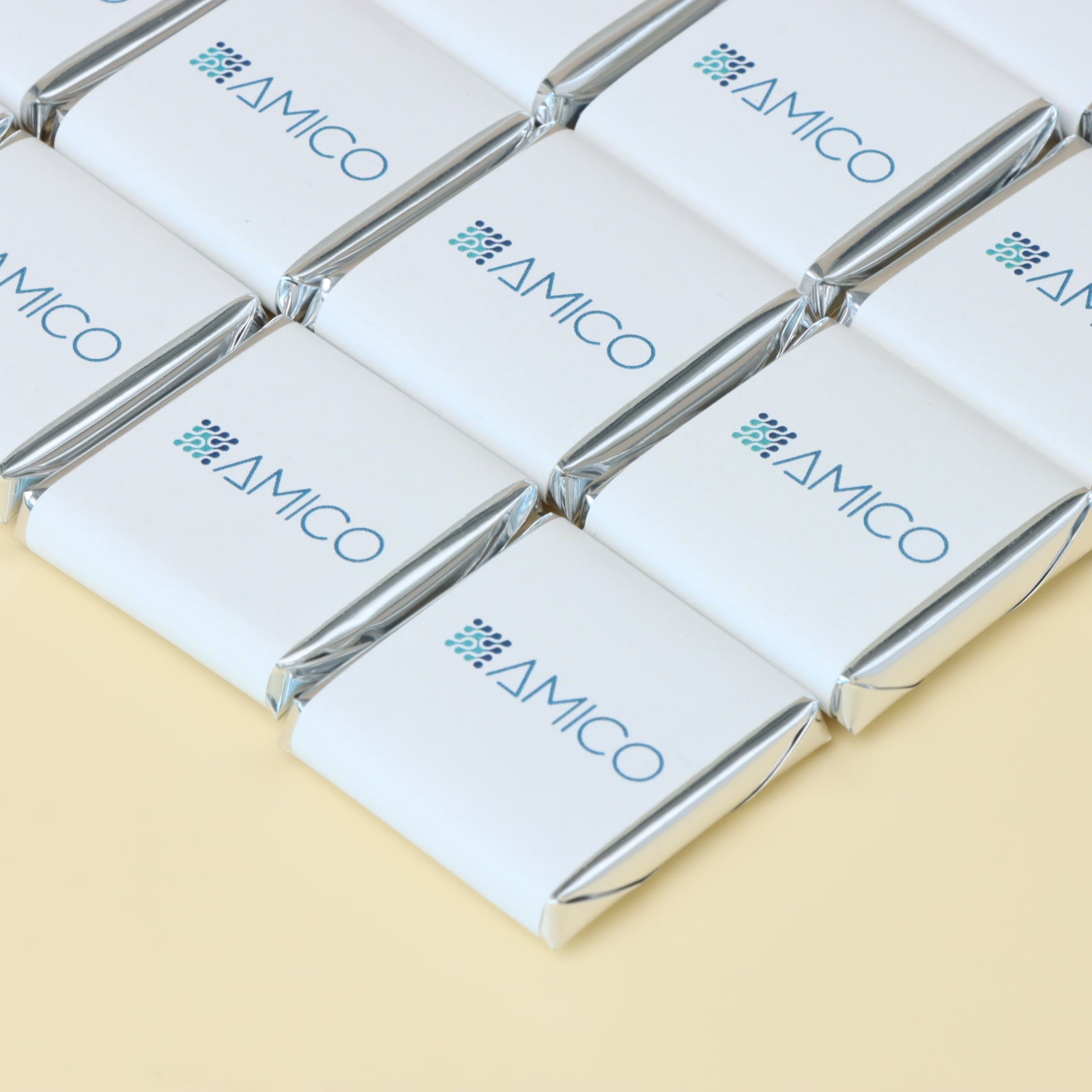 Corporate branded thin loose premium chocolate