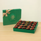 Ramadan Mubarak designed premium chocolate 20P green hard box