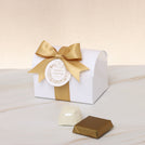 Set of 20 Season's greetings wreath designed premium chocolate chest box giveaway