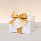 Set of 20 Season's greetings wreath designed premium chocolate chest box giveaway