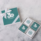 Set of 15 Corporate branded premium chocolate 4P hard box