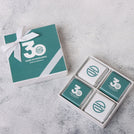 Set of 15 Corporate branded premium chocolate 4P hard box