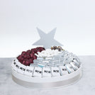 Corporate customized premium chocolate leather round leather tray