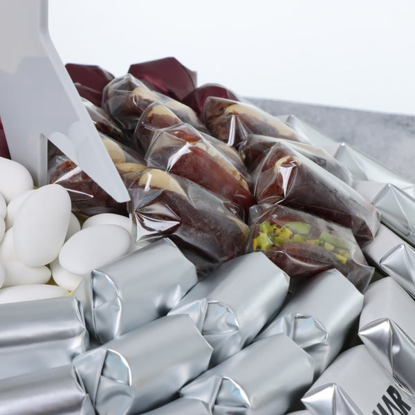 Corporate customized premium chocolate leather round leather tray