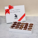 Set of 3 Corporate branded premium chocolate customized top card 90piece hard box