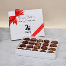 Set of 3 Corporate branded premium chocolate customized top card 90piece hard box