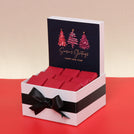 Season's greetings three tree designed premium chocolate small hamper