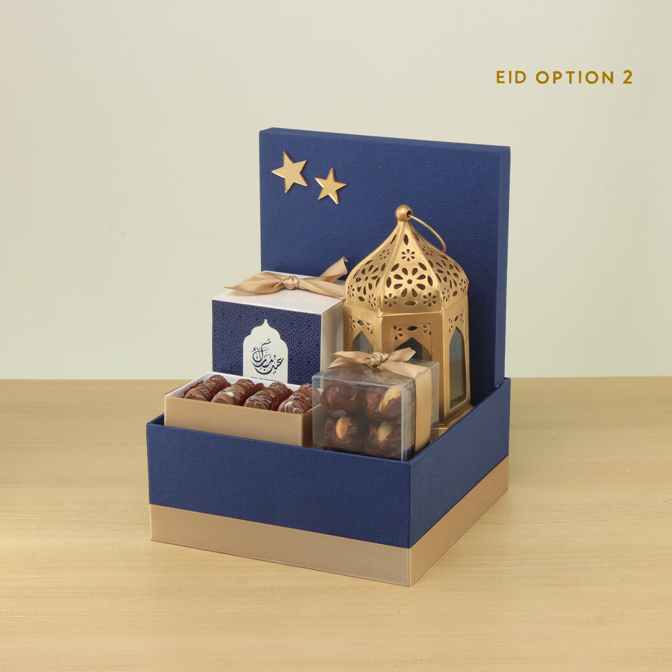 Ramadan Mubarak designed premium chocolate & sweets medium hamper