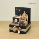 Ramadan Mubarak designed premium chocolate & sweets medium hamper