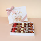 Happy Easter designed premium chocolate 20 piece hard box