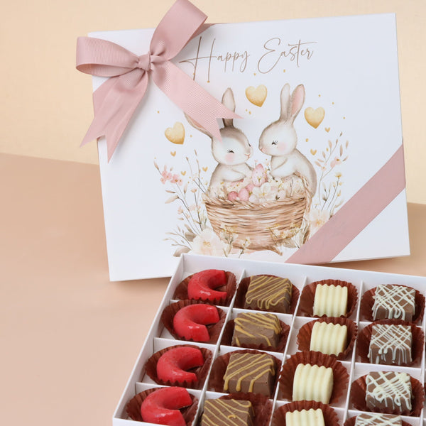Happy Easter designed premium chocolate 20 piece hard box