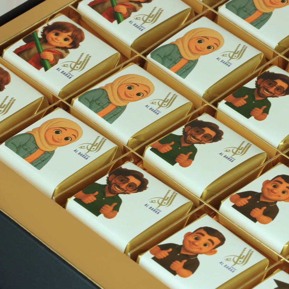 Corporate customized premium chocolate magnetic box