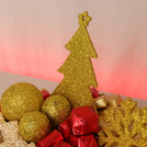 Christmas decorated premium chocolate round leather tray