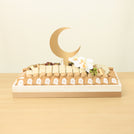 Ramadan Mubarak designed premium chocolate medium leather tray