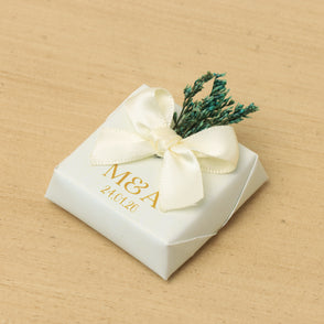 Bridal personalized and ribbon decora...