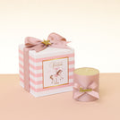 Set of 20 Baby carousel theme acrylic decorated candle hard box