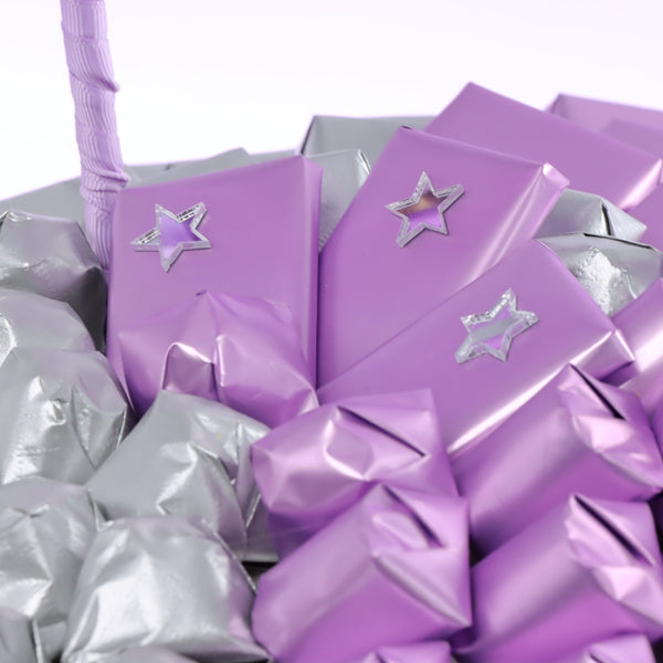 Luxury happy birthday decorated premium chocolate round tray