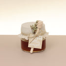 Set of 20 Baby Rustic decorated honey glass jar