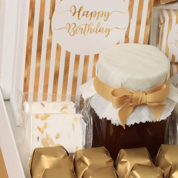 Happy birthday designed premium chocolate & sweets hamper