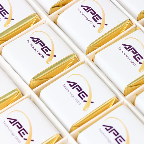 Set of 2 Corporate branded chocolate printed hard box