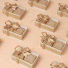 Set of 20 Baby personalized rustic designed premium chocolate box giveaways