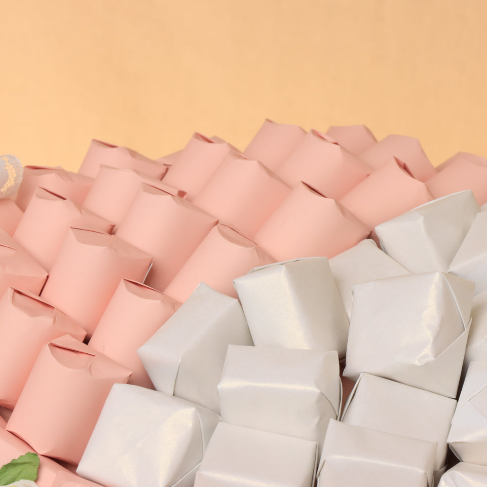 Baby girl flower decorated chocolate medium basket