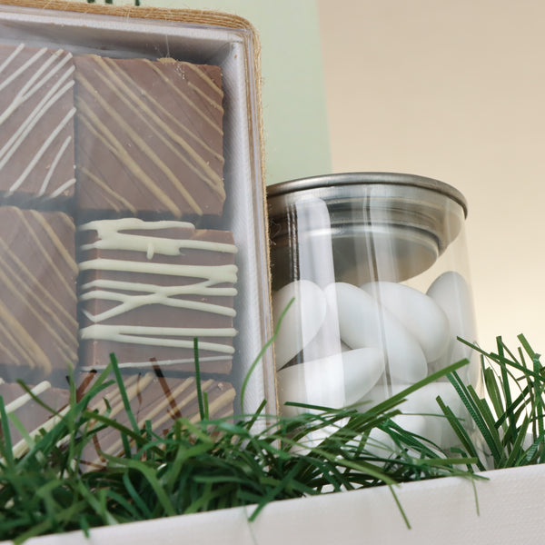 Corporate customized christmas design premium chocolate hamper