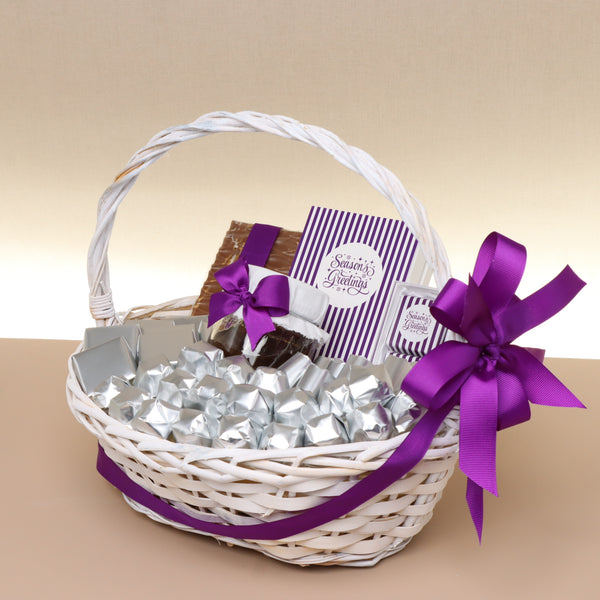 Corporate cutomized premium chocolate large basket