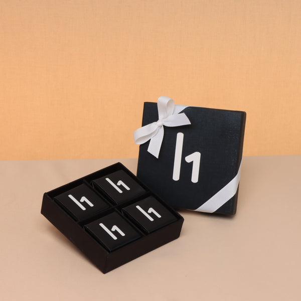 Set of 15 Corporate customized premium chocolate 4P hard box