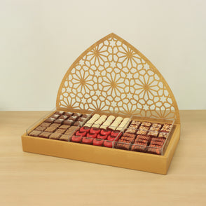 Eid Mubarak designed premium chocolat...