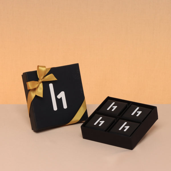 Set of 15 Corporate customized premium chocolate 4P hard box