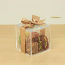 Set of 20 Ramadan Mubarak designed premium chocolate, dates & nuts acrylic box