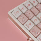 Baby girl angle theme designed premium chocolate medium leather tray