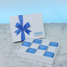 Corporate customized premium chocolate 12P printed hard box