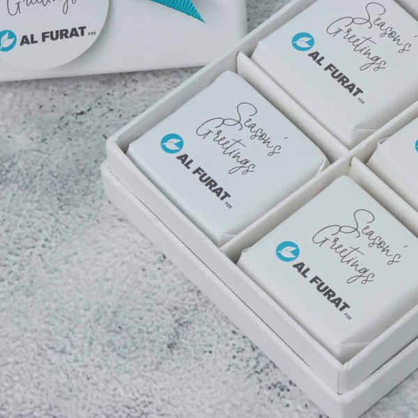 Set of 15 corporate customized premium chocolate hard box