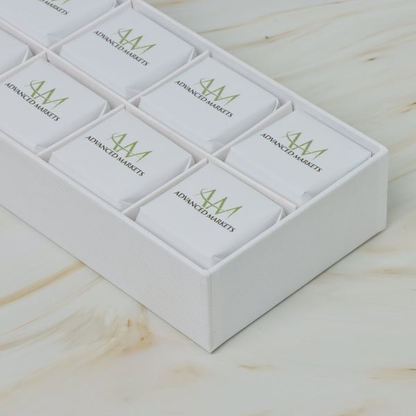 Set of 6 Corporate customized chocolate 8P hard box