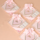 Set of 20 Baby girl personalized plate giveaway with premium chocolate acrylic box