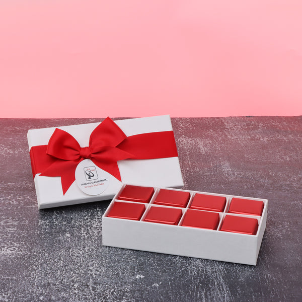 Set of 6 Corporate customized premium chocolate 8-piece hard box