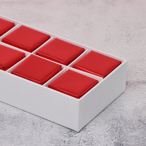 Set of 6 Corporate customized premium chocolate 8-piece hard box