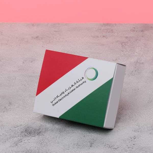 Corporate branded chocolate printed box