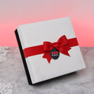 Corporate branded chocolate velvet hard box