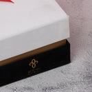 Corporate branded chocolate velvet hard box