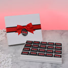 Set of 3 Corporate branded chocolate 20-piece hard box