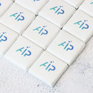 Corporate branded thin loose premium chocolate