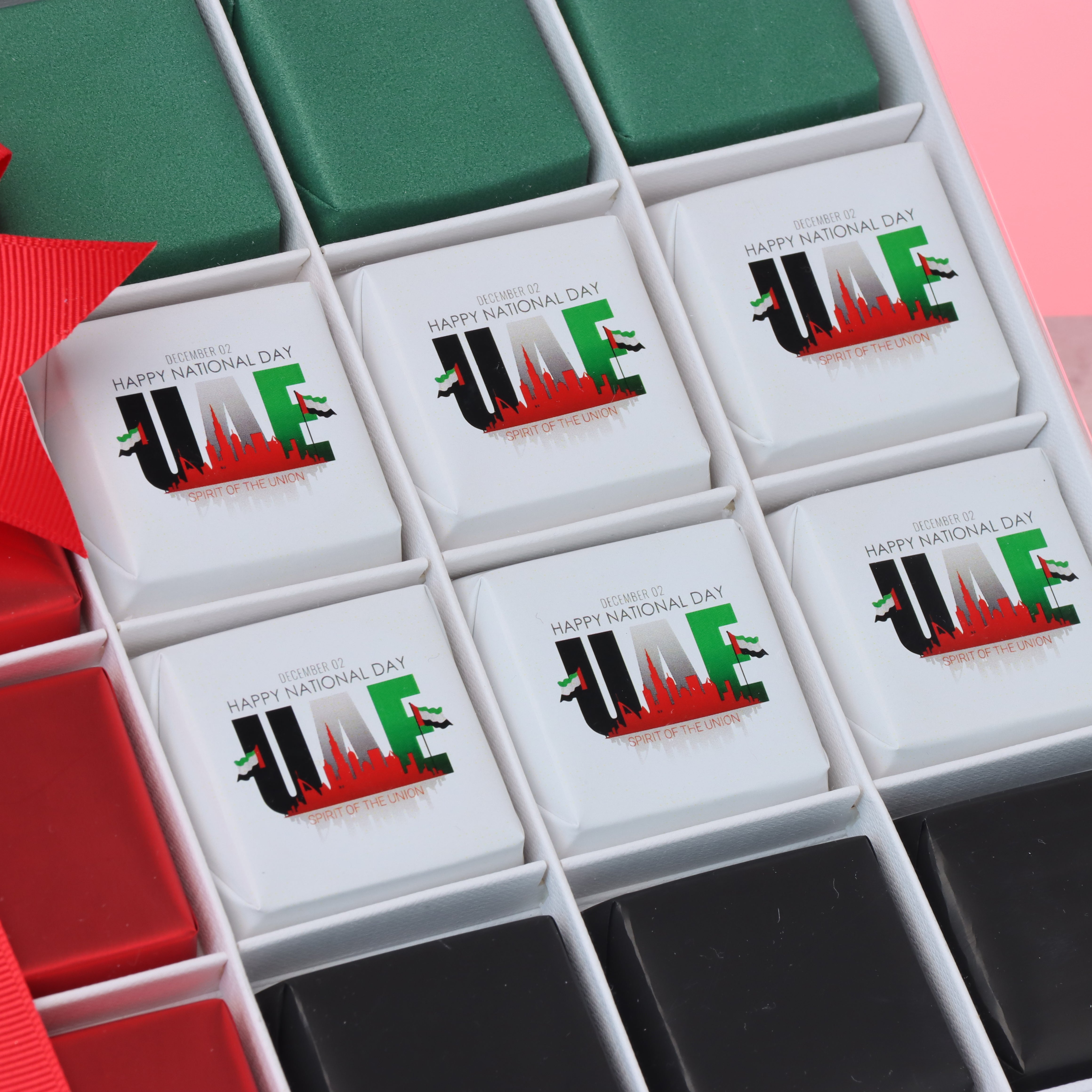 National day designed premium chocolate view top box