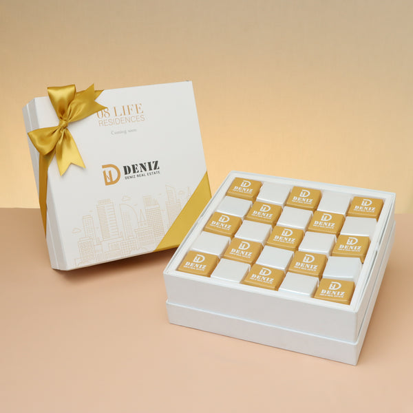 Set of 2 Corporate customized premium chocolate hard box